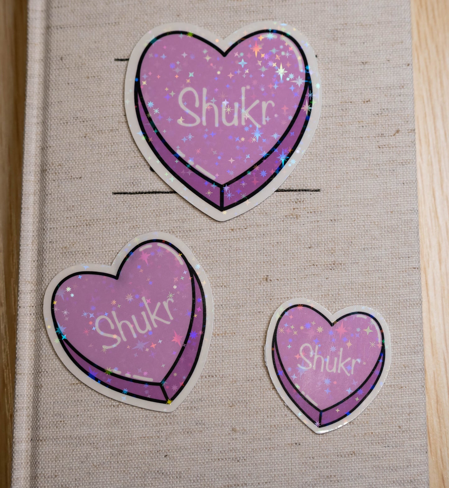 Shukr - Sweetheart Candy Sticker (Holographic)