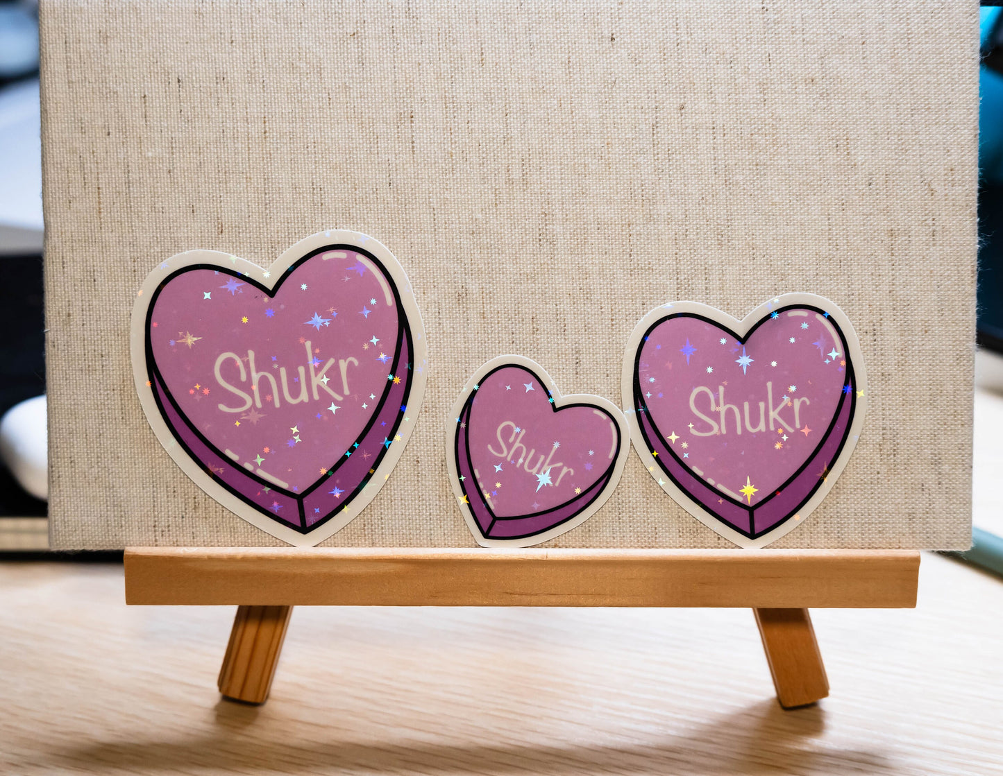 Shukr - Sweetheart Candy Sticker (Holographic)
