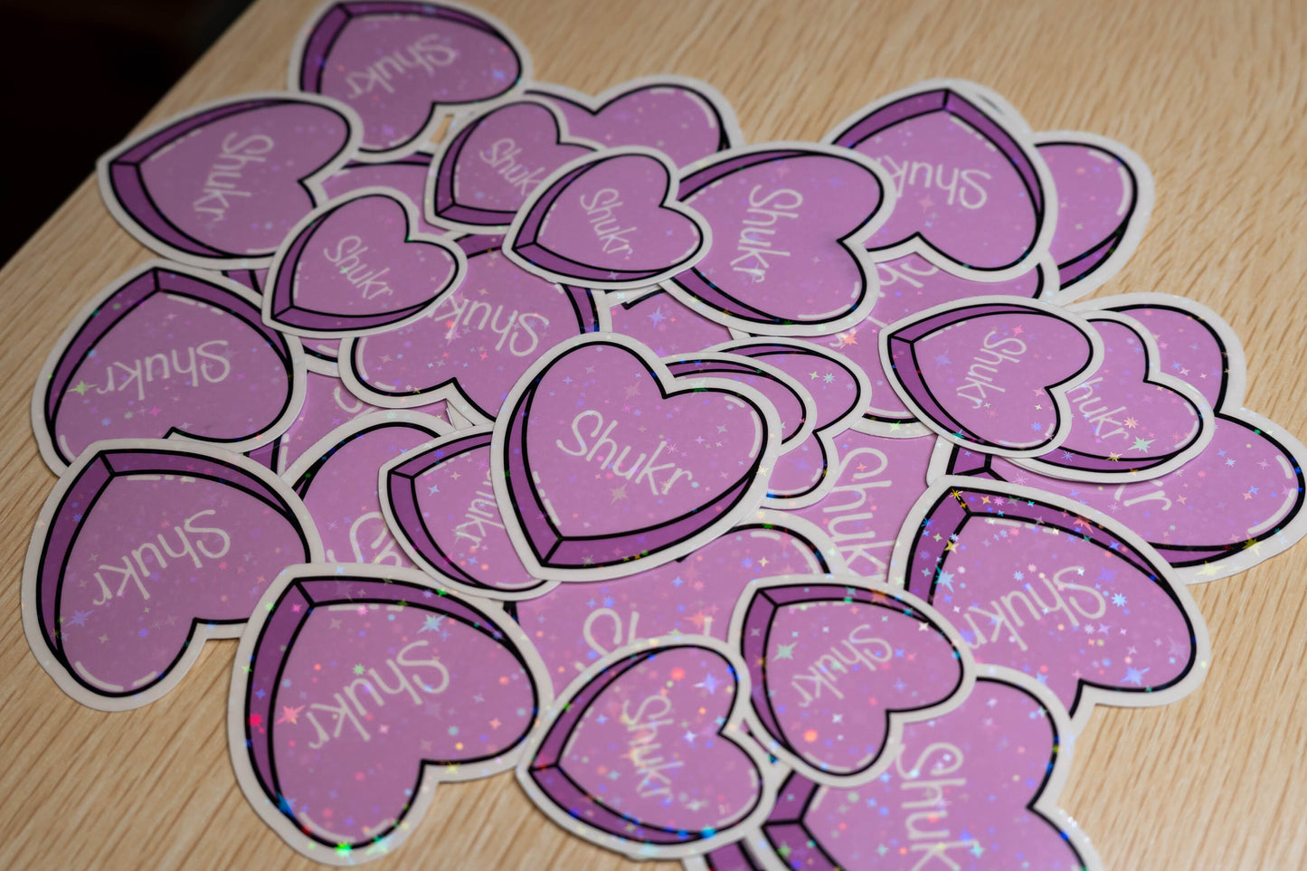 Shukr - Sweetheart Candy Sticker (Holographic)